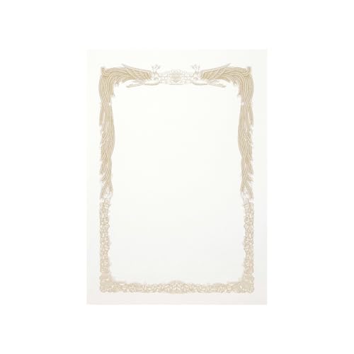 Amazon | 賞状A4縦型 横書き用 ホワイト 10枚 A4 レーザー